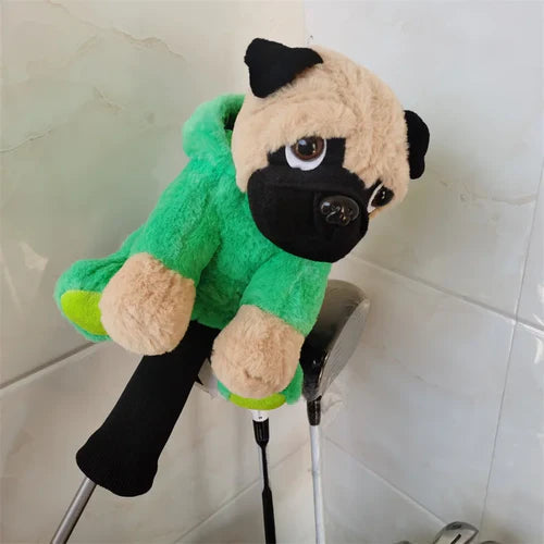 Pug Dog Animal Golf Wood Headcover-6
