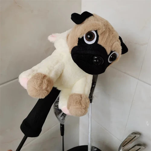 Pug Dog Animal Golf Wood Headcover-7