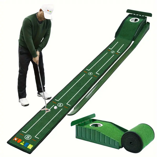 Compact Edition Portable Golf Putting Training Mat-1