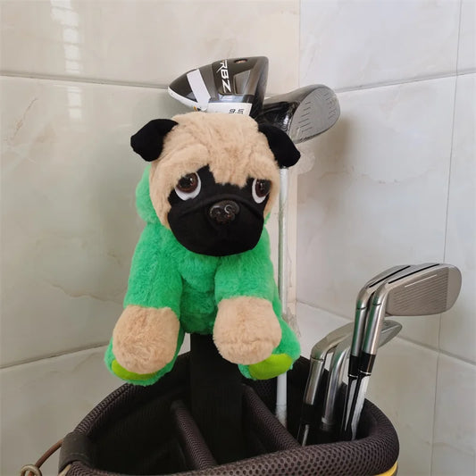 Pug Dog Animal Golf Wood Headcover-0