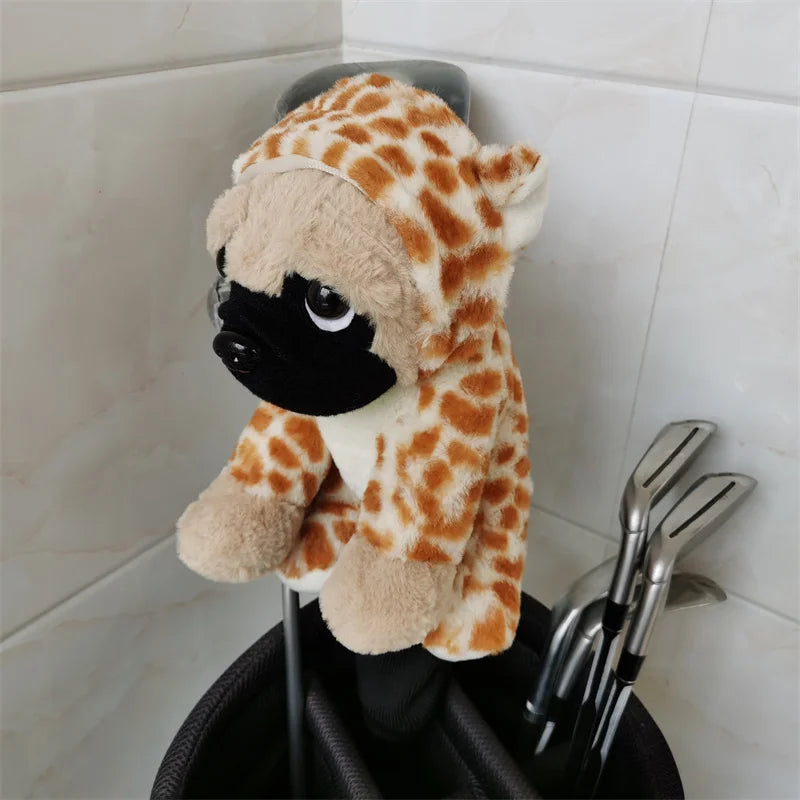 Pug Dog Animal Golf Wood Headcover-2